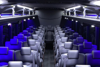 Davenport Charter Bus Interior