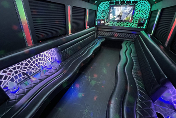 Davenport Limo Bus Interior